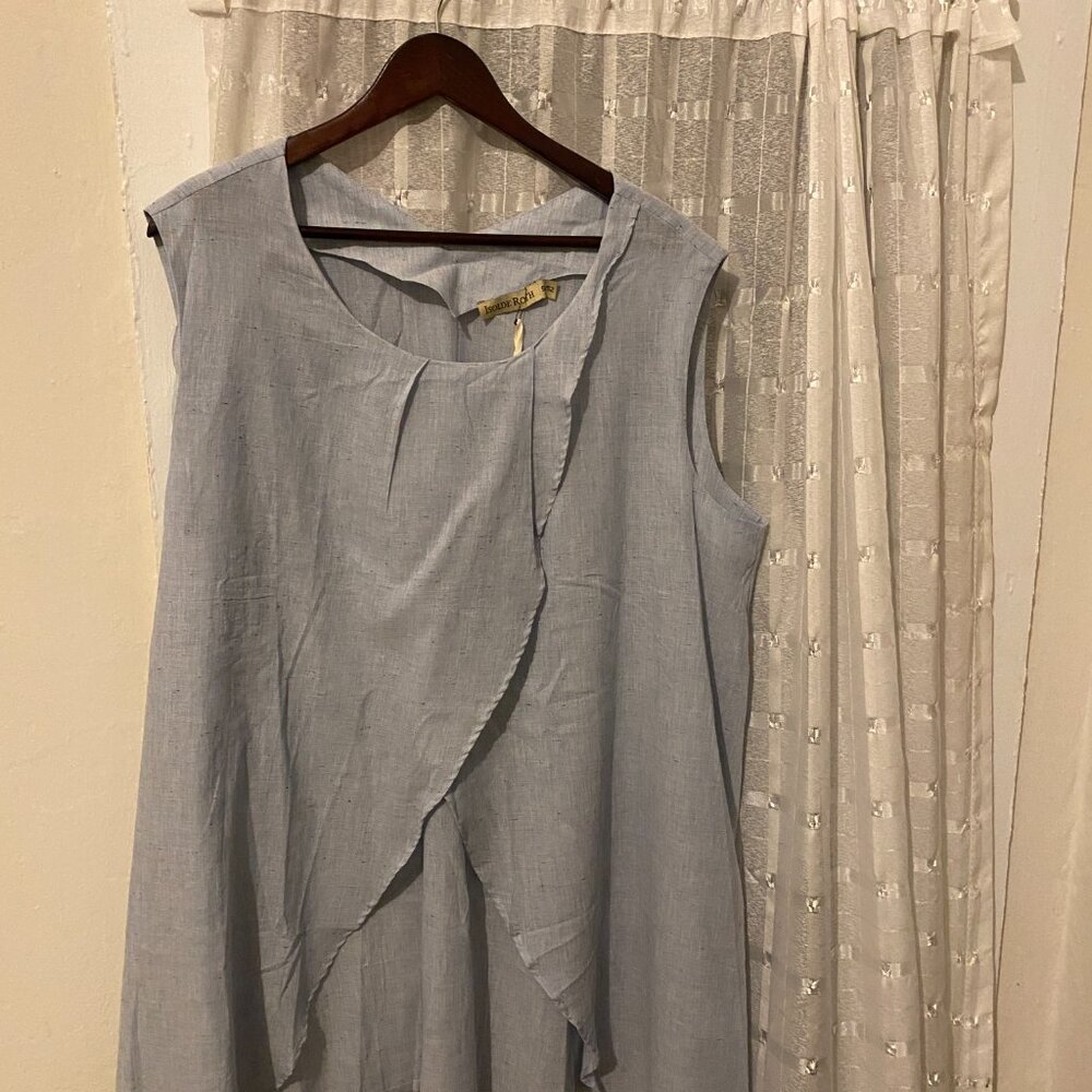 Isolde Roth Light Blue Sleeveless Top